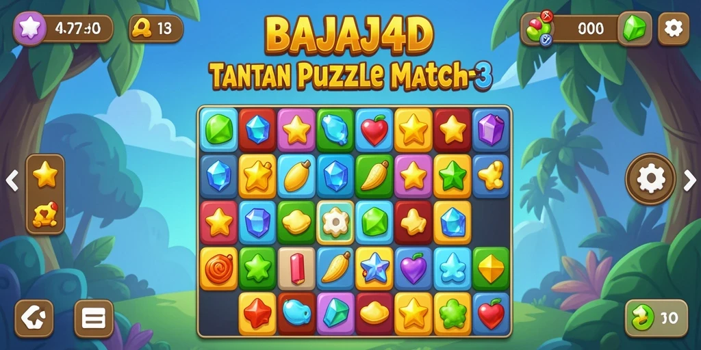 Tampilan antarmuka BAJAJ4D yang penuh warna dan interaktif.