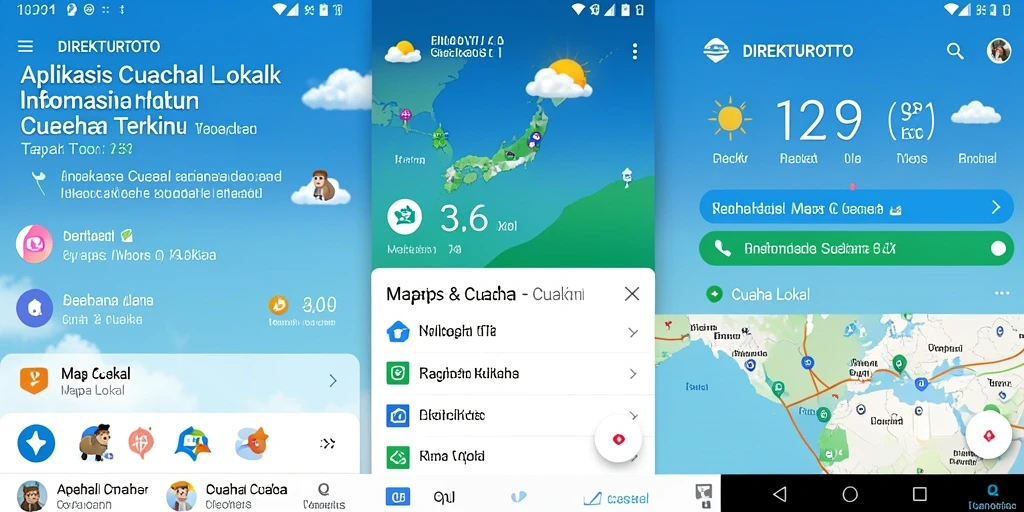 Tampilan antarmuka aplikasi DIREKTURTOTO yang informatif dan mudah digunakan.