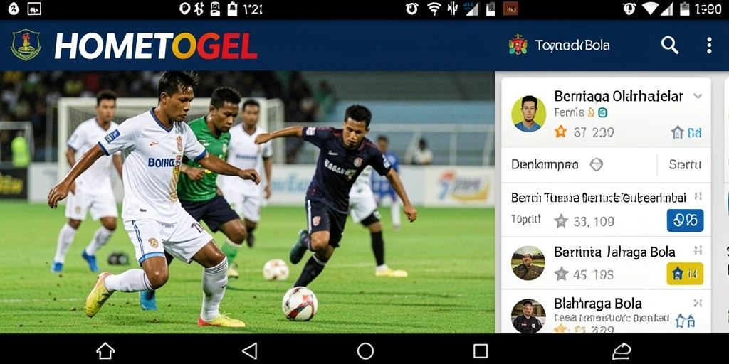 Tampilan antarmuka aplikasi HOMETOGEL yang menarik dan informatif.