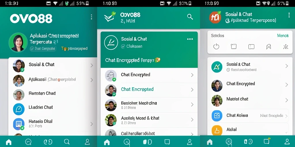 Antarmuka modern OVO88 untuk Chat Encrypted yang nyaman digunakan.