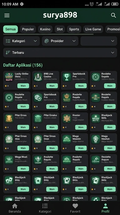 Portal Aplikasi Populer dan Kanal Uji | surya898